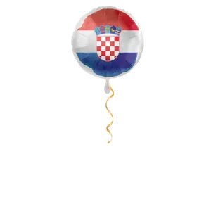 Kroatien Flagge Ballon - 43cm