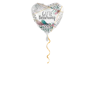 Gute Besserung Herz Ballon - 43cm