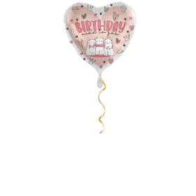 Birthday Miau Miau Miau Ballon - 43cm