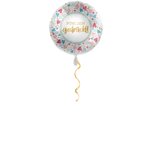 Fühl dich gedrückt Ballon - 43 cm