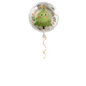 Fröhliche Weihnachten Baum Ballon - 43cm