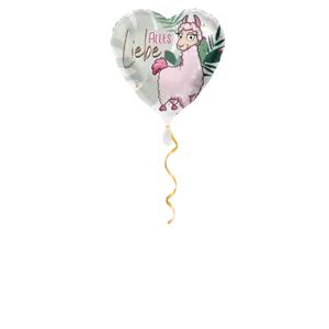 Alles Liebe Lama Ballon - 43cm