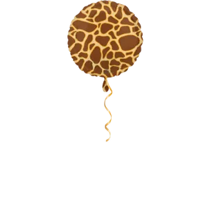 Giraffe Print Rund Ballon - 43 cm