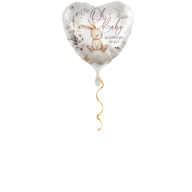 Baby Häschen Ballon - 43cm