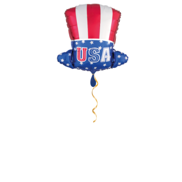 USA Hut Uncle Sam Ballon - 50cm