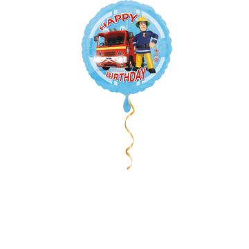 Happy Birthday Feuerwehrmann Sam Ballon - 43 cm