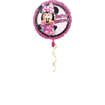 Happy Birthday Minnie Mouse Ballon - 43cm