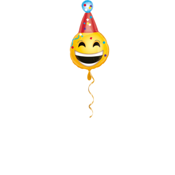 Party Smiley Ballon - 50cm