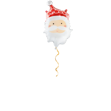 Weihnachtsmann Gesicht Ballon - 60 cm
