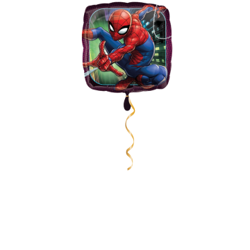 Spiderman am Wolkenkratzer Ballon - 43cm
