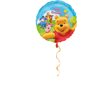 Happy Birthday Winnie the Pooh Ballon - 43 cm