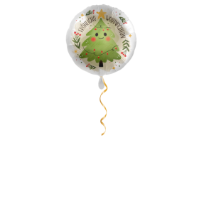Fröhliche Weihnachten Baum Ballon - 43cm