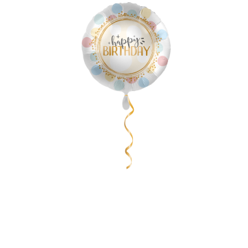 Happy Birthday Rainbow Ballon - 43cm
