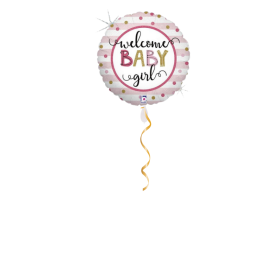 Welcome Babygirl Ballon - 46cm