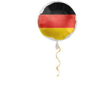 Deutschland Flagge Ballon - 43cm