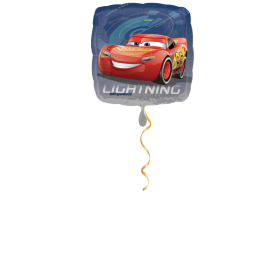 Cars Lightning McQueen Quadrat Ballon - 43cm