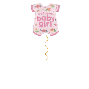Welcome Babygirl Ballon - 79cm