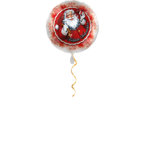 Fröhliche Weihnachten rot Ballon - 43cm