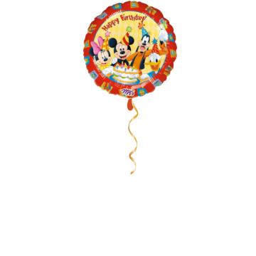 Happy Birthday Mickey und Freunde Ballon  - 43cm