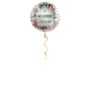 Willkommen Zuhause Ballon - 43 cm