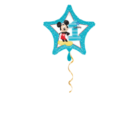 Geburtstag 1 Mickey Mouse Ballon - 45cm