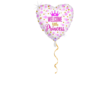 Welcome little Princess Ballon - 46cm