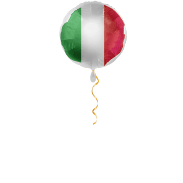 Italien Flagge Ballon - 43cm