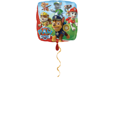 Paw Patrol Quadrat Ballon - 43cm