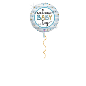 Welcome Babyboy Ballon - 46cm