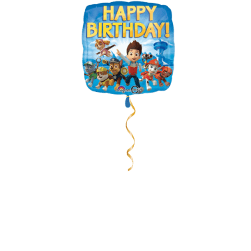 Happy Birthday PAW Patrol Ballon - 43 m