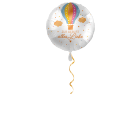 Zur Geburt alles Liebe Ballon - 43cm