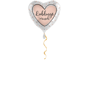 Lieblingsmensch satin Ballon - 43cm