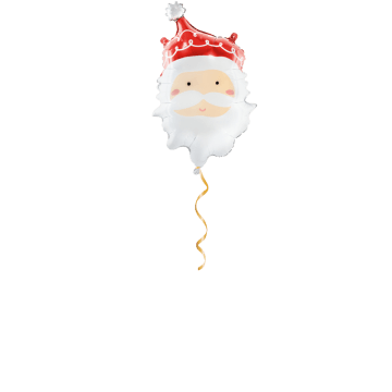 Weihnachtsmann Gesicht Ballon - 60 cm