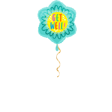 Get well Blume Ballon - 50cm