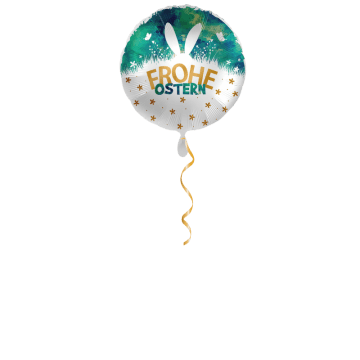 Frohe Ostern farbig Ballon - 43cm