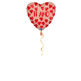 Ti Amo Herzen Ballon - 46cm IT