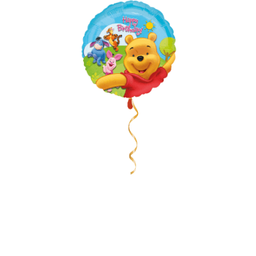 Happy Birthday Winnie the Pooh Ballon - 43 cm