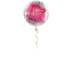 Willkommen Zuhause Ballon - 43cm