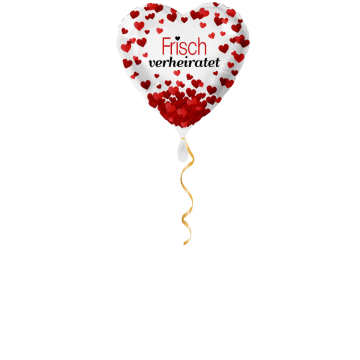 Frisch verheiratet Herz Ballon - 43cm