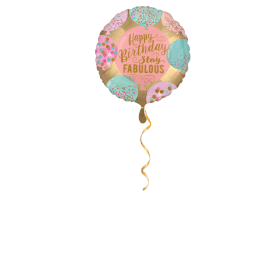 Happy Birthday stay Fabulous Ballon - 43cm