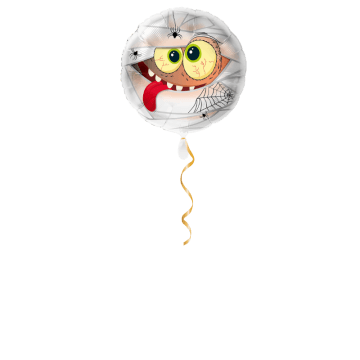 Grusel Smiley Ballon - 43cm