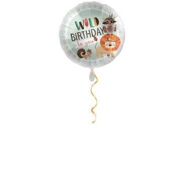 Wild Birthday to you Ballon - 43cm