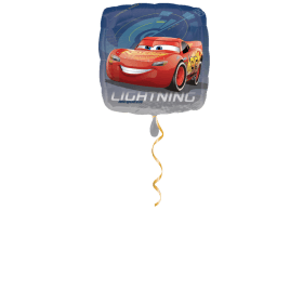 Cars Lightning McQueen Quadrat Ballon - 43cm