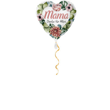 Mama Danke für alles Ballon - 43 cm