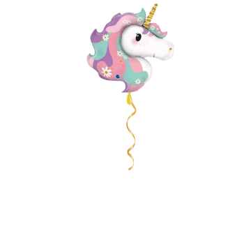 Shape Hippie Einhorn Ballon - 81 cm