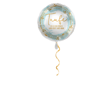 Taufe Blau Ballon - 43cm