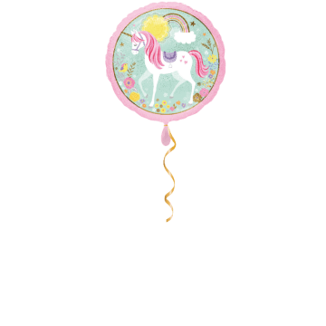 Magisches Einhorn Ballon - 43 cm