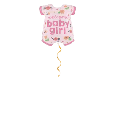 Welcome Babygirl Ballon - 79cm