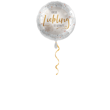 Taufe Liebling Ballon - 43 cm