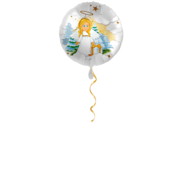 Christkind mit Geschenk Ballon - 43cm